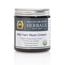 Organic Meadow Herbals Wild Yam Root Cream - USDA Certified Organic Balancing Cream for PMS & Menopause Relief - Estrogen & Progesterone-Free, Handmade, Woman-Owned & Operated Since 1994 (4 oz)
