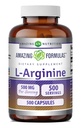 Amazing Formulas L-Arginine Supplement | 500 Mg Per Serving | Capsules | Amino Acid Supplement for Men & Women | Non-GMO | Gluten Free | Made in USA (500 Count)