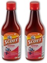Emulsion de Scott Sabor Cereza (Cherry) (360 ml - 12.17 Fl Oz) Aceite de hígado de bacalao con vitamina A y Calcio, suplemento dietético para niños - (Pack of 2)