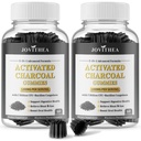 2 Pack Activated Charcoal Gummies 1200mg, with Organic Coconut Shell Charcoal & 2 Billion Probiotics, Natural Gas & Bloating Relief, Digestive Support, Non-GMO, Vegan, Gluten Free,Blueberry Flav,120Ct