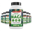 Peruvian Naturals Organic Maca Root Capsules for Women & Men, 2400 mg, 150 Vegan Pills with Black, Red & Yellow Root, Gelatinized, Non-GMO 12-Pack