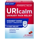 Uricalm Urinary Pain Relief, Maximum Strength, 24 Count | Prompt relief of UTI pain, burning, urgency. Clinically-proven phenazopyridine HCl. Works right at the source of the pain.