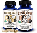 Legendairy Milk Liquid + Cash Cow, Amning Supplement for Milk Supply Increase and Enhance Prolaktin Release - Amning Support for Breast Milk Production