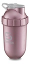 SHAKESPHERE Shaker Bottle - 24oz Leak Proof Protein Shaker Bottle for Pre Workout, Smoothie, and Powder Drink Mixes, No-Blade Mixer for Gym, BPA-Free, Easy Clean & Easy to Carry (Rose Gold)