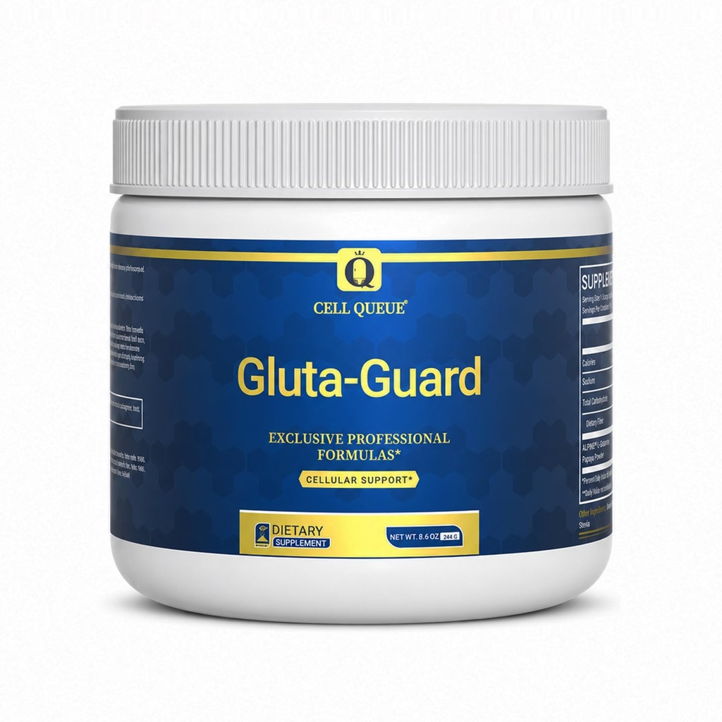 Gluta-Guard Triple-Action Gut Health Powder – L-Glutamine, Papaya Enzyme & Prebiotic Fiber, Supports Digestive Health, Gut Lining Integrity, Microbiome Balance & Daily Wellness, 8.6 oz
