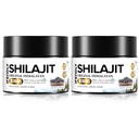 Shilajit Resin, Shilajit for Men & Women, Shilajit Organic - Potency Gold Grade, with 85+ Trace Minerals, Fulvic & Humic Acid, 100 Serving, 2 Jar