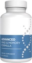 Advanced Memory Formula Extreme Brain Booster, Brain Supplement for Memory, Focus and Mental Performance, Memory Vitamíny pre lepšie zdravie mozgu, vyrobené v USA