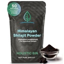 Holistic Bin Raw Himalayan Shilajit Powder - Shilajit Extract (Asphaltum Punjabianum) - No Fillers, Rich in Fulvic Acid & Trace Minerals - Premium Supplement for Energy & Wellness - 25 Servings