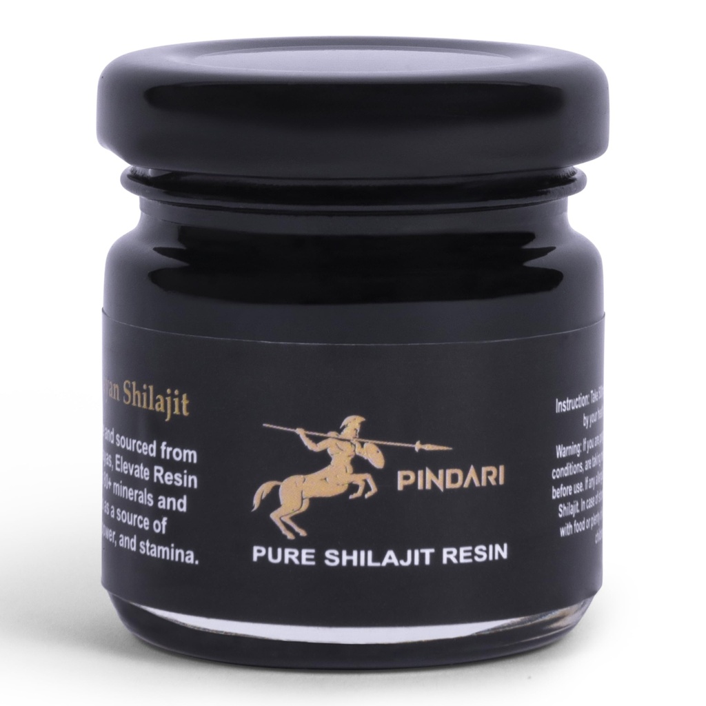 Pindari Shilajit Resin Pure Shilajit 500mg | Nutrient Dense | High Potency | Sourced in the Himalayan Mountain Ranges 1.41 Ounces