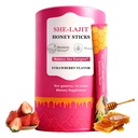 Shilajit Honey Sticks for Women, Natural Energy & Vitality Booster with Shatavari & Saffron, Strawberry Honeysticks for Hormonal Balance, Focus & Stamina, 30 Count