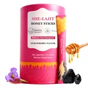 Honey Sticks Shilajit for Women with Shatavari & Saffron, Strawberry Flavor Honeysticks, for Hormonal Balance, Energy, Focus & Stamina, Tasty Honey Sticks Shilajit, 30 Sticks