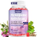 Menopause Supplements for Women, 60 Servings & 0 Sugar Menopause Gummies, Menopause Relief with Black Cohosh, Ashwagandha & Probiotics - Menopause Belly, Hormone Balance, Night Sweats & Mood Swings