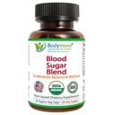 Bodymune Blood Sugar Blend – Organic Blood Sugar Support Supplement – with Bitter Melon Capsules, Moringa, & Black Seed Oil – 33 Capsules – USDA Organic, Vegan, Non-GMO
