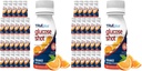 TRUEplus Glucose Shot, Orange, 15g Fast-Acting Carbohydrates, Fat Free, Gluten Free, Raise Low Blood Sugar and Boost Energy, 48 Pack
