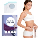 Wellness Natural Herbal Care Body Shaping Patches for Men&Women, 60-Piece | Natural Ingredients, 8-Hour Long-Lasting Formula Support, Flexible Daily Use,L-Glutamine,Berberine,Cinnamon,Pomegranate