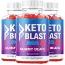 (3 Pack) Keto Blast Max Gummies Shark Keto Blast Gummy Tank Bears KetoBlast Gummies Advanced Formula (180 Gummies)