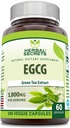 Bí mật của cô ấy là EGG Green Tea Rain 1800 Mg Per Phục vụ Véggie Capsules bổ cầu thiết tự do