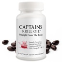Captains Pure Antarctic Krill Oil TinyGels | 1-Bottle, 60 Capsules