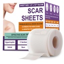 Silicone Scar Sheets, Medical Grade Silicone Scar Tape for Surgical, Hypertrophic, Keloid, C-Section, Burn, Old & New Scars, Reusable Professional Scars Removal Sheets (1.6"X 157" Roll-4M)
