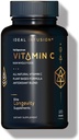 İdeal Infüzyon Tüm Gıda Vitamin C Kompleksi: 675mg Organik Vitamin C Oranges ve Acerolages ile Doğal Gıda Esaslı Biyoflavanoyaklar (60 Hizmet) Bitki bazlı C, Vegan, Non-GMOMOB