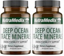 NutraMedix Deep Ocean Trace Minerals 1,000mg - Mineral & Energy Supplements - Magnesium, Zinc, Potassium, Boron, Phosphorus & Manganese - Electrolyte Support (60 Capsules) (Pack of 2)