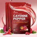 VivoNu Cayenne Pepper Softgels Supplement, Supports Leg Vein, Heart and Blood Vessel Health, with Vitamin E D3+K2 and Extracts of Grape Seed, Hawthorn, Beetroot, Berberine (Softgel / 3 Bag)