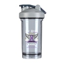 My Hero Is Now My Angel Hodgkin lymphoma 18 Ounce Shaker Bottle Drink Mixer Leak-proof Pre Workout Protein Shakes Meal Replacement Shakes Bottles 500ML/18 Oz Gray&-ds5-2-2