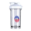 IT'S In My DNA Haitian 18 Ounce Shaker Bottle Drink Mixer Leak-proof Pre Workout Protein Shakes Meal Replacement Shakes Bottles 500ML/18 Oz White&-3&-3