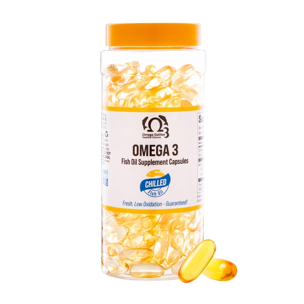 No more Omega 3 fish oil Oxidation Problem, We solved it with Cold-Packed for Freshness & Potency. Triple Strength, Chilled, Heavy Metal Free Omega 3 Supplement for Heart & Brain Support, 200 Softgels