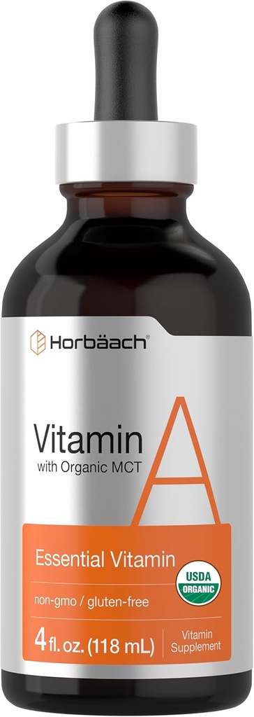 Horbäach A liquid 4 tf oz oz oz hỗ trợ với dầu dừa phân số không-GMO, Gluten free