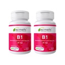 EZ Melts Dissolvable Vitamin B1 25 mg - Thiamin Supplement for Energy, Stress & Cellular Support - No Artificial Flavors - Non-GMO & Vegan - Cherry Burst - 180 Dissolvable Tablets (90 Servings)