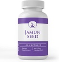 PURE ORIGINEEL INGREDIËNTEN Jamun Seed Capsules (100 capsules) Altijd zuiver, Geen additieven of fillers, Lab geverifieerd
