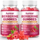 Berberine Gummies, 2000mg High Potency Berberine HCI Suitable for Men, Women, and Children of All Ages, it Supports Immune and Gut Health.Raspberry FlavorSupport - 120 Count