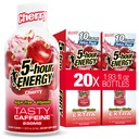 5-hour ENERGY CHERRY Flavor, 20 Count, 1.93 Fl Oz Energy Shot, Extra Strength, Amino Acids, B Vitamins, Sugar Free and Zero Calories