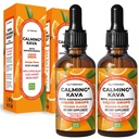 NutraPep Kava Ashwagandha Extract Liquid Drops - Calming Adaptogen Supplement with Valerian Root Passionflower Lemon Balm for Mood Rest Stress Support - Alcohol-Free Vegan Gluten-Free Non-GMO