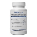 Superior Labs Chromium Complex (Formerly Polynicotinate +B3) 200mcg Non-GMO, High Absorption Niacin-Bound Supplement, Supports Healthy Blood Sugar Levels and Metabolism, 90 Veg Capsules