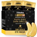 Під патчами очей (36 пар) - 24K Gold Eye Masks Enriched with Abundant Collagen for Dark Circles, Puffy Eyes, Зморшки - Подарунки для догляду за шкірою - Веган і США Випробувано
