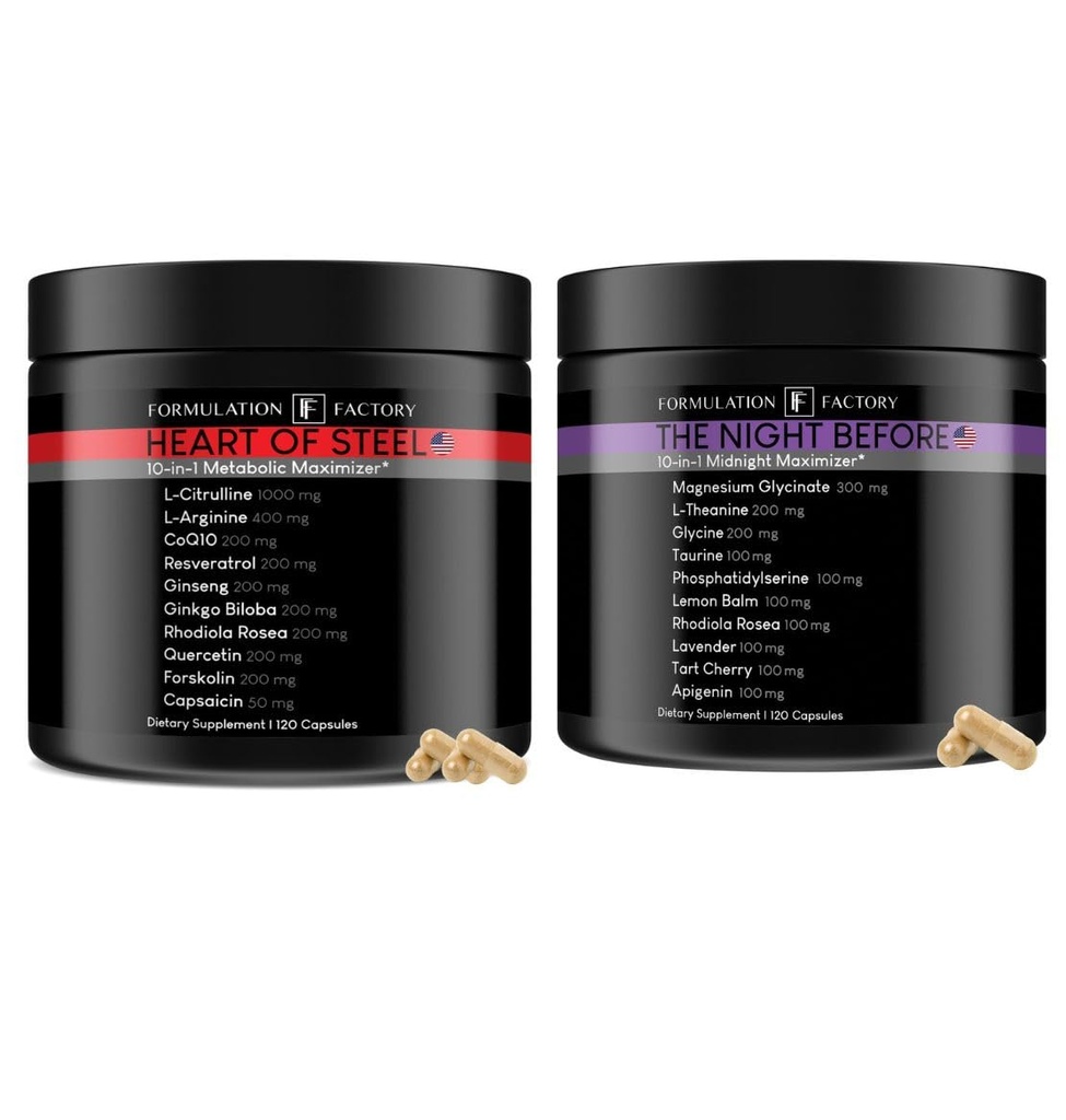 Formulation Factory Heart of Steel x The Night Before (Bundle)