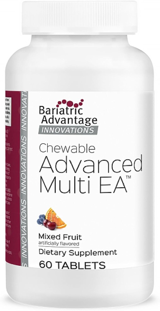 Bariatric Advantage žvečljiva Advanced Multi EA - Visoka moč dnevno multivitamin z železom za Bariatric kirurgija Bolniki - mešane sadne arome - 60 Count