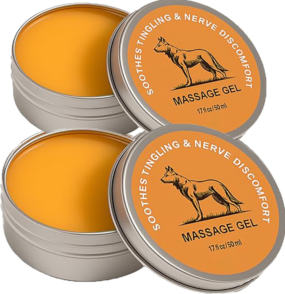 Nerve Relief Balm for Neuropathy | Magnesium Balm, Natural Joint Care Soothing Massage Cream, Arnica Oil, Camphor Blue, Chamomile Extract 50ml (2)