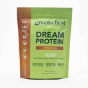 Greens First Dream Protein Plant-Based Vegan Powder - USDA Organic Pumpkin, Hemp & Pea Protein - Gluten-Free, Non-GMO, No Added Sugar (Caramel Cappuccino, 27.42 oz)