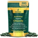 Biogenesis Organic Chlorella Mini Tablets – 300 Count (200mg) | Australian Grown | Rich in Chlorophyll, Vitamins & Minerals | Supports Energy & Immunity | Vegan Mini Tablets
