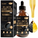 Black Seed Oil 15-in-1 Liquid Drops with Nigella Sativa, Fish Oil, Krill, Cod Liver, Algae DHA, Flaxseed, Pumpkin, MCT, Garlic, Oregano, – Omega 3 6 9 Supplement for Immune, Heart & Brain – 4 fl oz