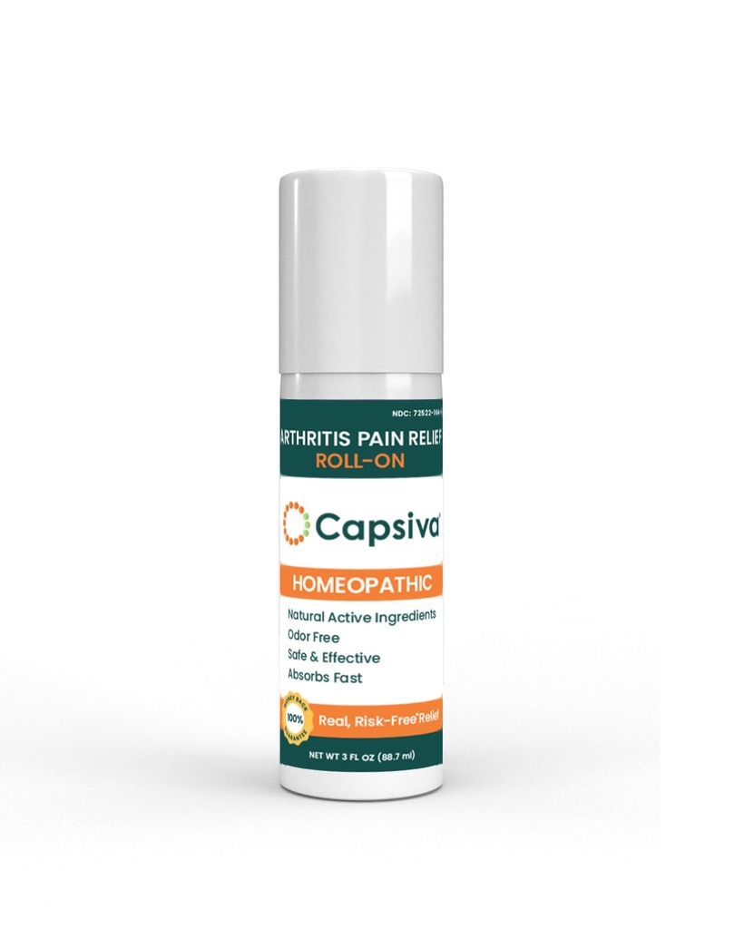Pain Relieving Gel, Absorbs Fast, Odor-Free, Safe for Prescription, No Known Side Effects (Gel Roll-On, 3 oz)