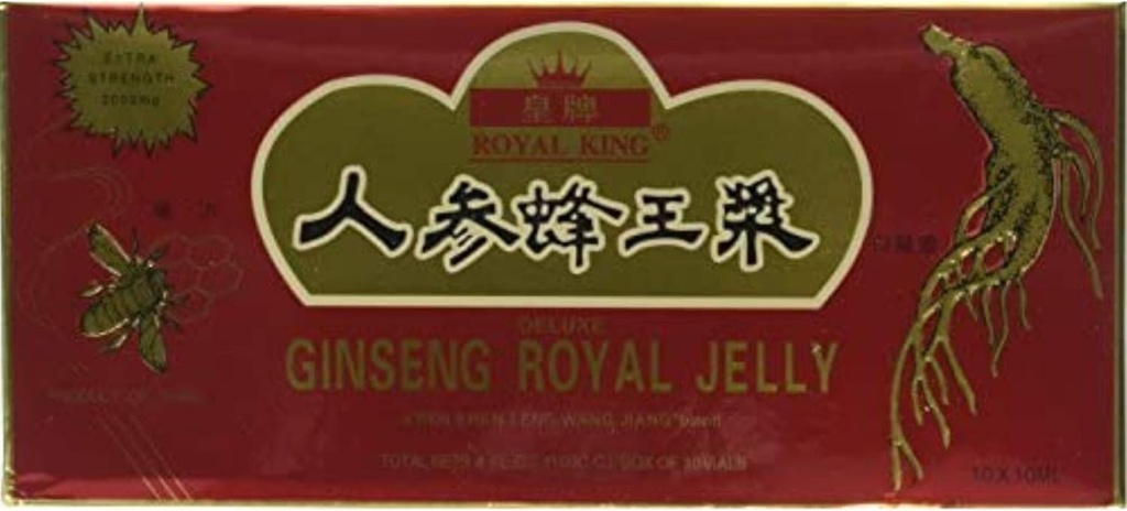 GINSENG PRODOTTI Ginseng & Royal Jelly in A Honey Base 10 Vial, 0.02 Pound
