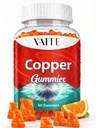 VAITE Copper Supplement Gummies 10 mg Amino Acid Chelate – Trace Mineral that Plays a Role in Collagen Formation, Gentle on Stomach, Supports Daily Nutrition & Balance – Vegan, Non-GMO, 60 Count