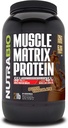 NutraBio Muskuļu Matrix Protein Pulveris - 25g proteīna Per Scoop - sūkalu Izolāts un Micellar Casein Combo ātrai un lēnai izlaišanai - Holandes Šokolāde - 2 gabali, 28 Kalpo