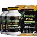 TestoTonic MAX Dietary Supplement, New Formula, Herbal Blend, 60 Capsules (1)
