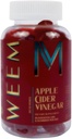 WEEM Apple Siideri Viinietikka Gummies - Natural, Vegan ACV Foolihappo - Gluteeniton - B12-vitamiini Premium Detox & Weight Supplement - auttaa digestio naisten ja miesten