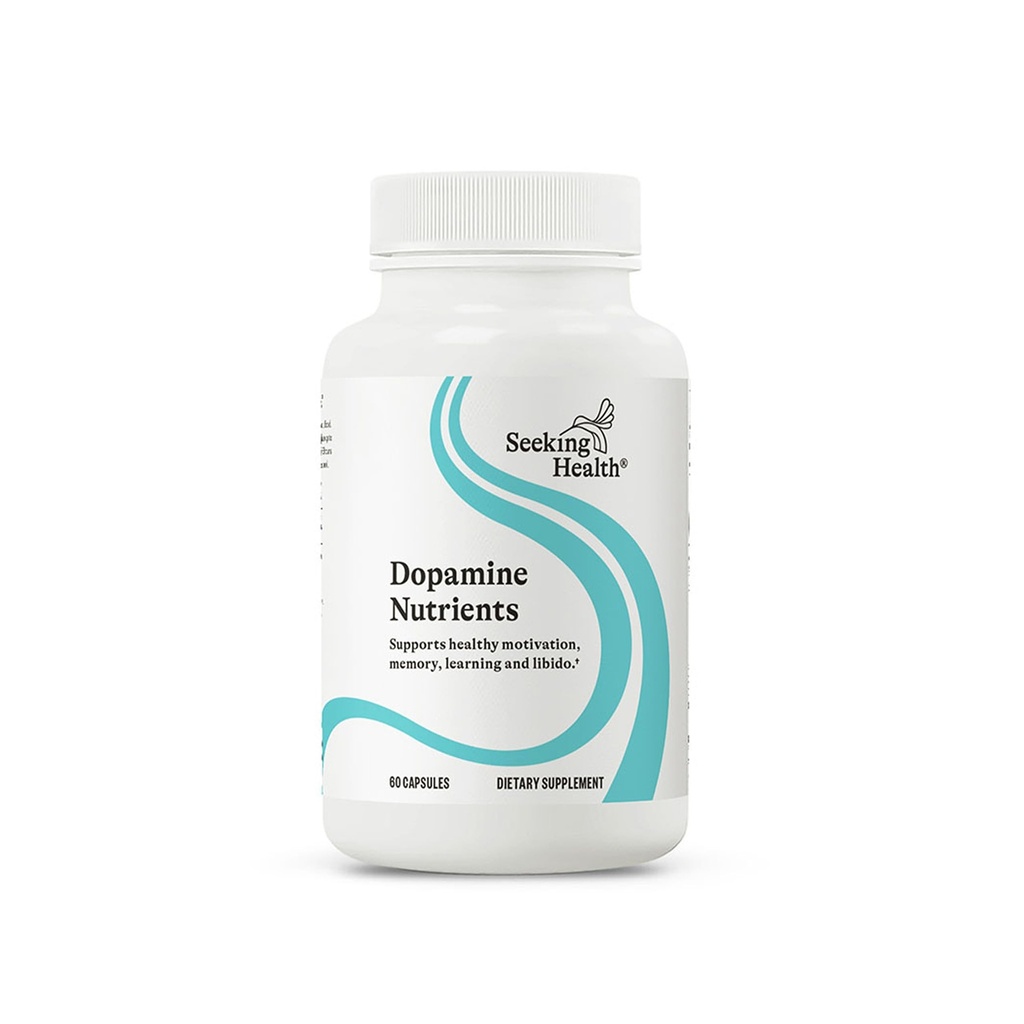 Seeking Health Dopamine Nutrients, Energy Support, Antioxidant Support, Vegetarian (60 Capsules)